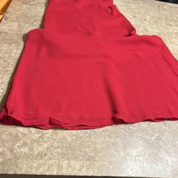 Y2K MICHEALANGELO dress size 6.NWT, red,maxi,fitted,lined,classy,spaghetti strap - Picture 15 of 16